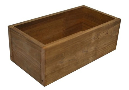Ящик деревянный 25см*13см*9см темный дуб