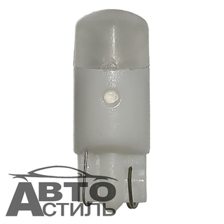 Светодиод 12V T10  1SMD 3030 WHITE MATT PH Самсунг (без цок) 7770