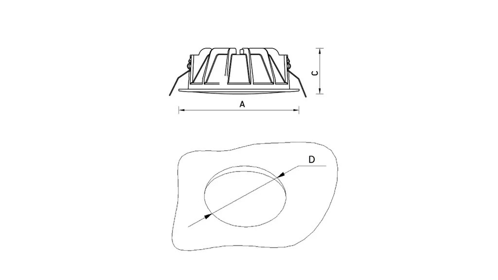 Светильник COLIBRI DL LED 11 EM 4000K СТ
