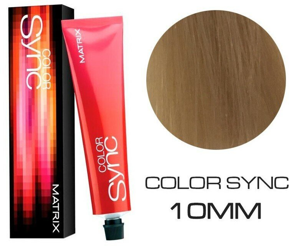 Matrix Краска для волос без аммиака SoColor Sync Pre-Bonded 10MM Очень-очень светлый блондин мокка мокка, 90 мл