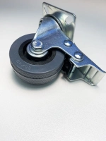 Колесо мебельное поворотное D=50мм H=70мм со стопором, 2 шт