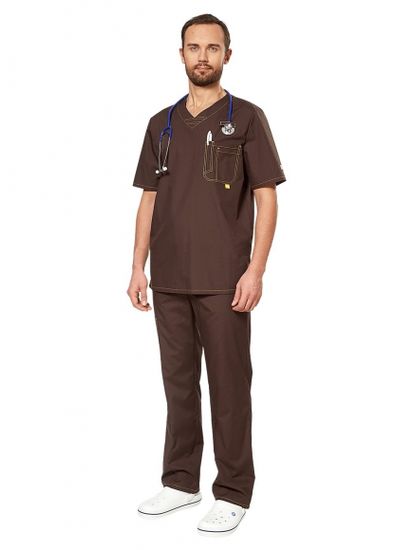 Костюм мужской "Аура" (коричневый)