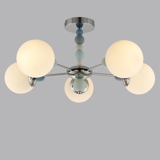 6525/5C MODERNI LN23 289 хром Люстра потолочная E14 5*40W 220V SUNDAY