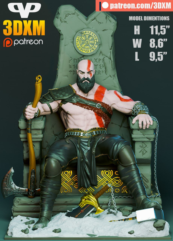 Фигурка Кратос Бог войны Kratos God of War
