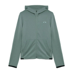 Oakley Sweatshirts Drop Shoulder Sleeve Moderate No Fleece Lined Solid Color Zip Closure Foa407980 74o