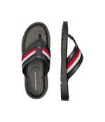 Кожаные вьетнамки Tommy Hilfiger - черный(FM0FM05011)