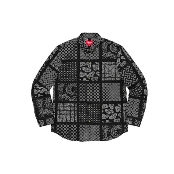 Supreme SS20 Week 13 Paisley Grid Shirt