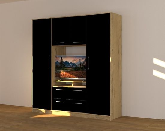 дуб бунратти / черный