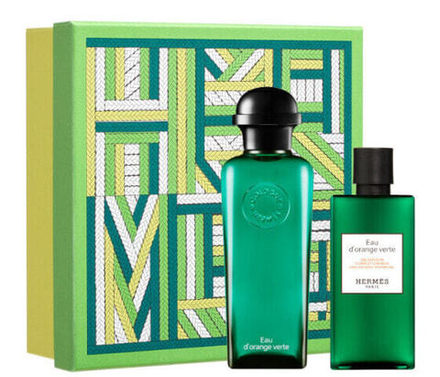 Набор парфюмов Hermes Eau D'Orange Verte Одеколон 100 мл + Парфюмированный гель для душа 80 мл