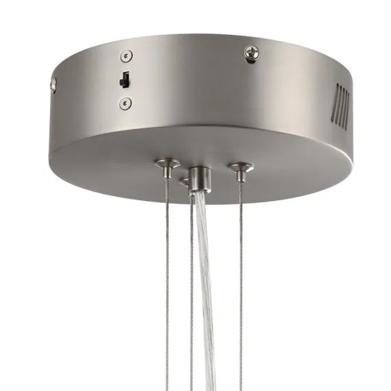5451/99L L-VISION  ODL_EX26 белый/никель/металл/керамика/акрил Люстра LED 99W  2000К/3000K/4000K Rivera