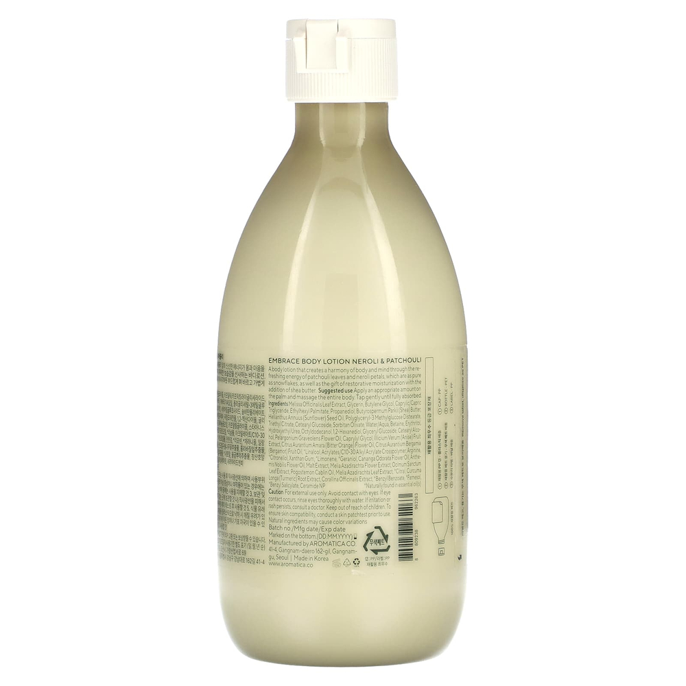 Aromatica, Лосьон для тела Embrace, нероли и пачули, 300 мл (10,1 жидк. унц.)