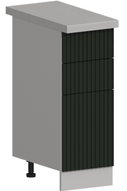 Кухня Модуль ШН3Я 300 Вотан / Насыщенно-зеленый