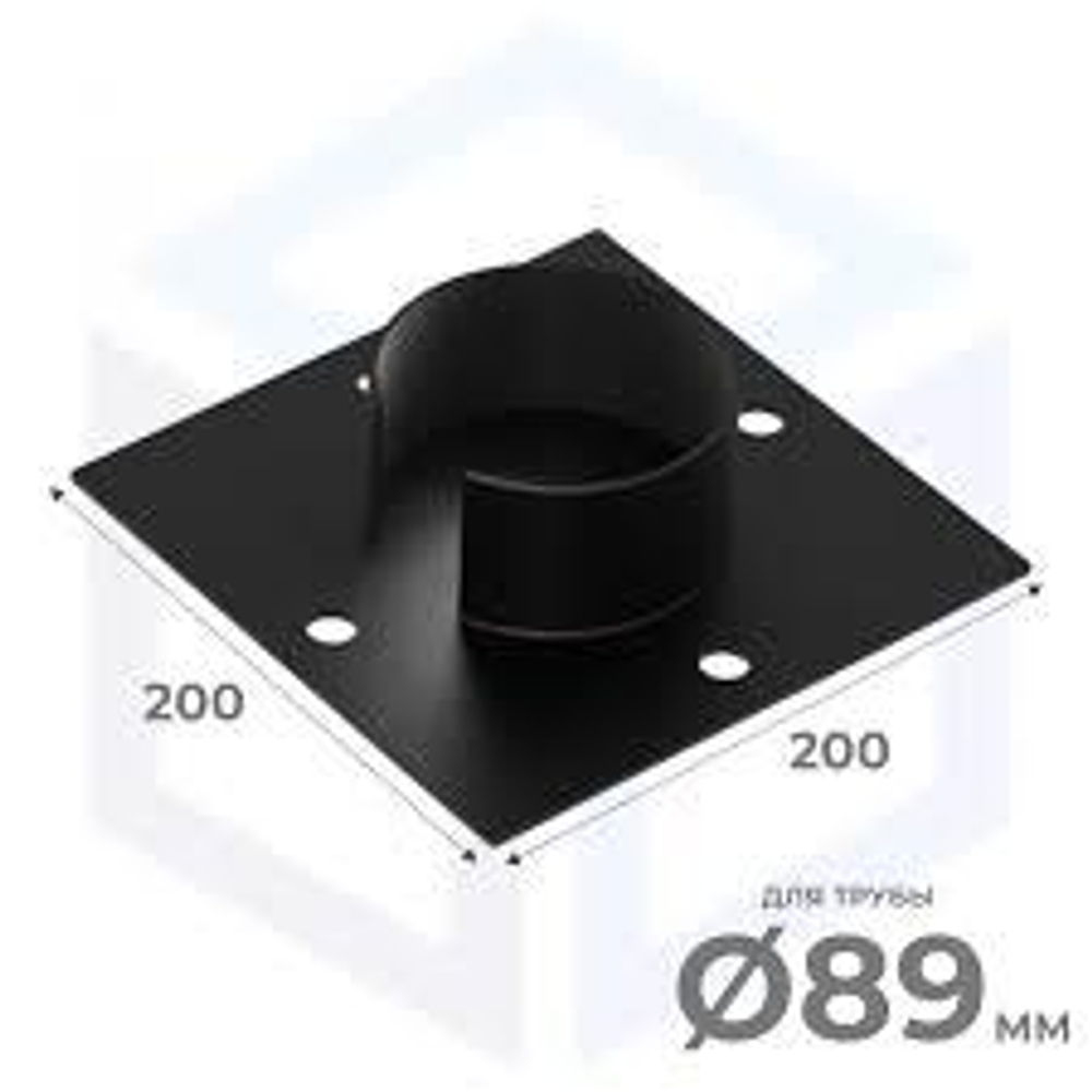 Свая винтовая d89х2500 мм 3,5мм с оголовком 200/200 (комплект)