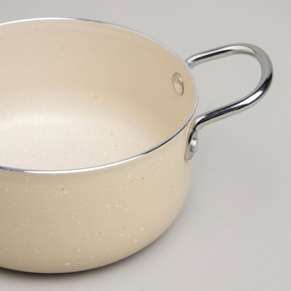 КАСТРЮЛЯ AGNESS С АНТИП. ПОКР. И СТЕКЛ. КРЫШКОЙ 950 МЛ, 14*7 СМ