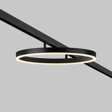 Трековый магнитный светодиодный светильник 24W 3000К TR227-2-24W3K-B чёрный Rim Exility Maytoni