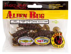 Виброхвосты съедобные искусственные LJ Pro Series ALIEN BUG 2,5in (06,35)/PA03 7шт.