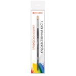 Кисть художественная профессиональная, синтетика мягкая, плоская № 6, короткая ручка, Brauberg Art