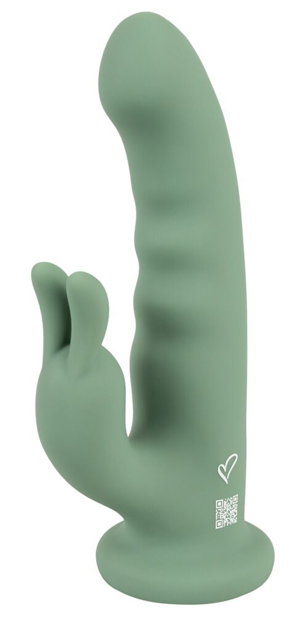 Зеленый вибратор-ротатор Luvio - 19,3 см.