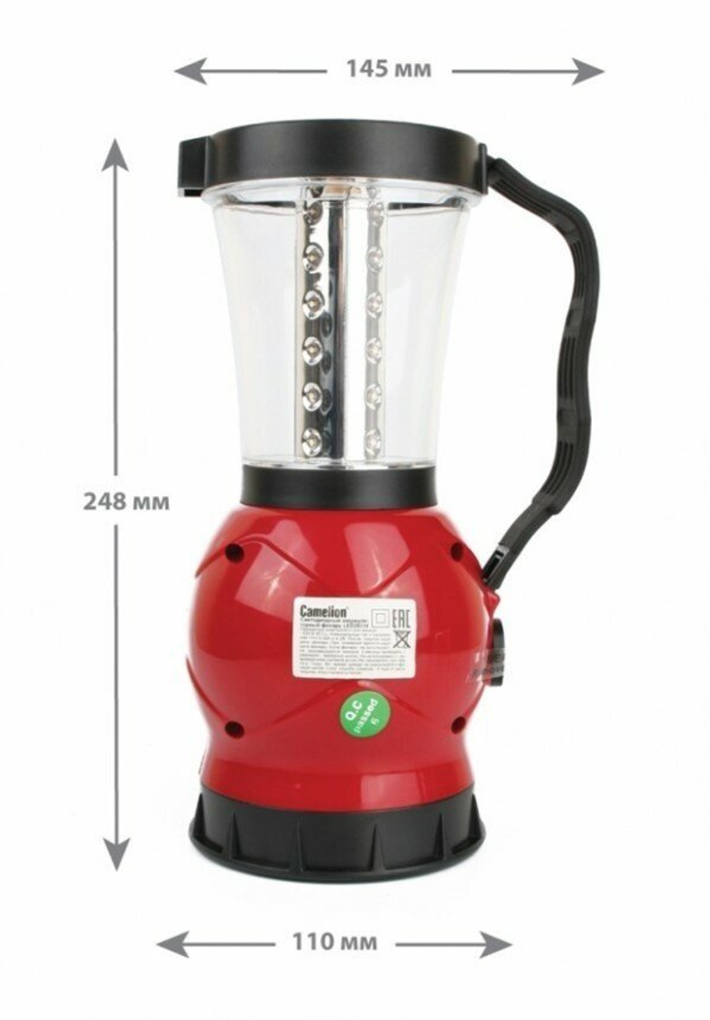 Кемпинговый фонарь Camelion LED29318 красный