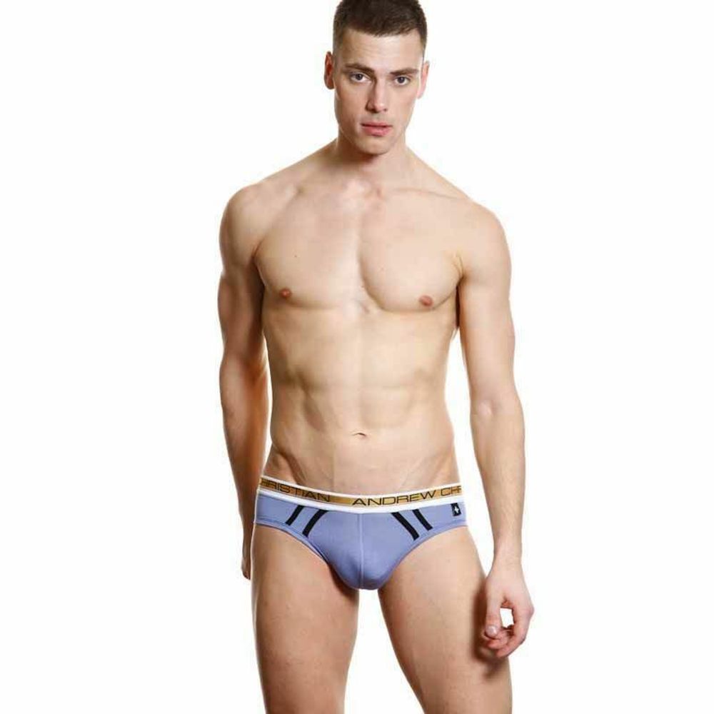 Мужские трусы брифы сиреневые Andrew Christian Slim Focus Brief