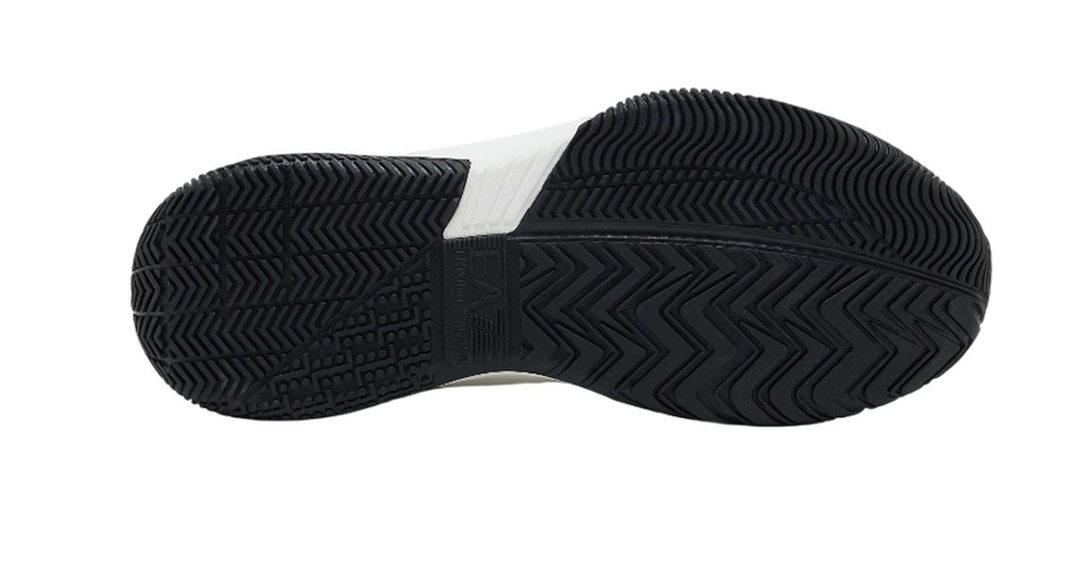 Мужские кроссовки теннисные EA7 Unisex Woven Sneaker Clay - белый