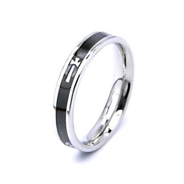 Кольцо стальное (10) "Крест"