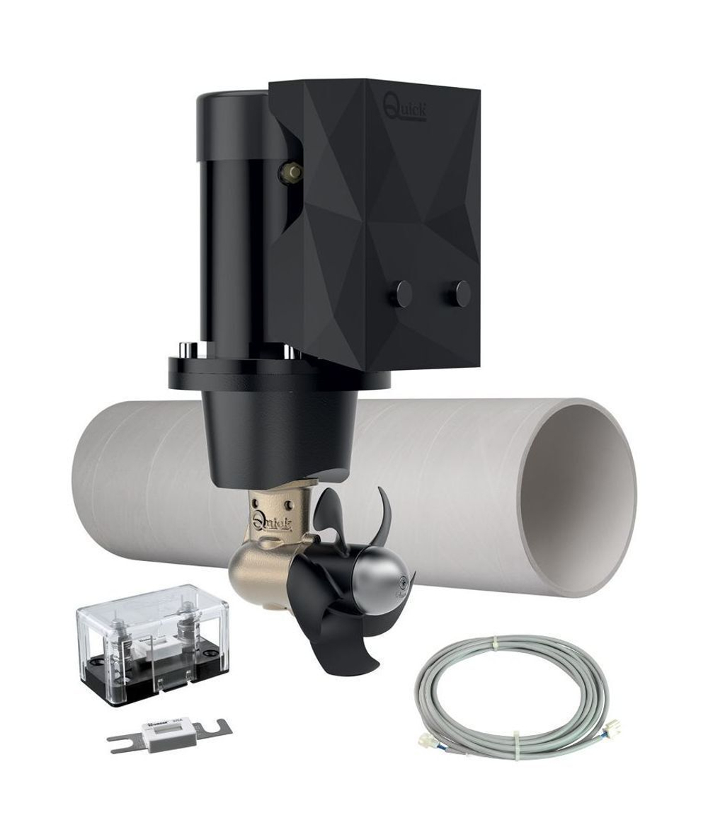 Подруливающее устройство Quick, D140mm, 40KGF, 12 В, (TCDEX08 - TNL 1000mm)