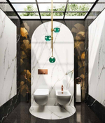 Клавиши смыва Gessi Venti20, совместимость с Geberit Sigma 8 и Sigma 12, цвет Copper Brushed PVD