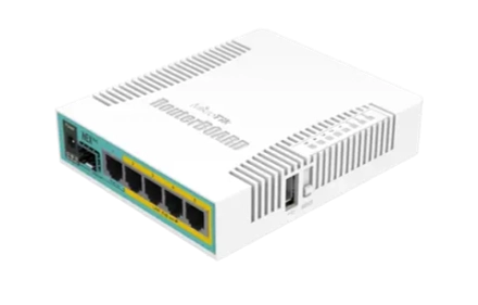 MikroTik hEX PoE маршрутизатор