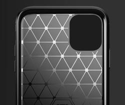 Чехол для iPhone 11 цвет Gray (серый), серия Carbon от Caseport