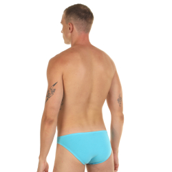 Мужские трусы слипы бирюзовые DonDon 201-01_11