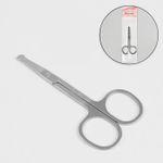 288698 Ножницы безопасные, прямые, 9 см, цвет серебристый