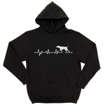 Толстовка "Курцхаар -  сердечный ритм"