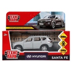 Модель ин. мет. "Hyundai Santafe" 12см. двери, багаж, темно-серый, коробка SANTAFE-12-GY (72) (Технопар