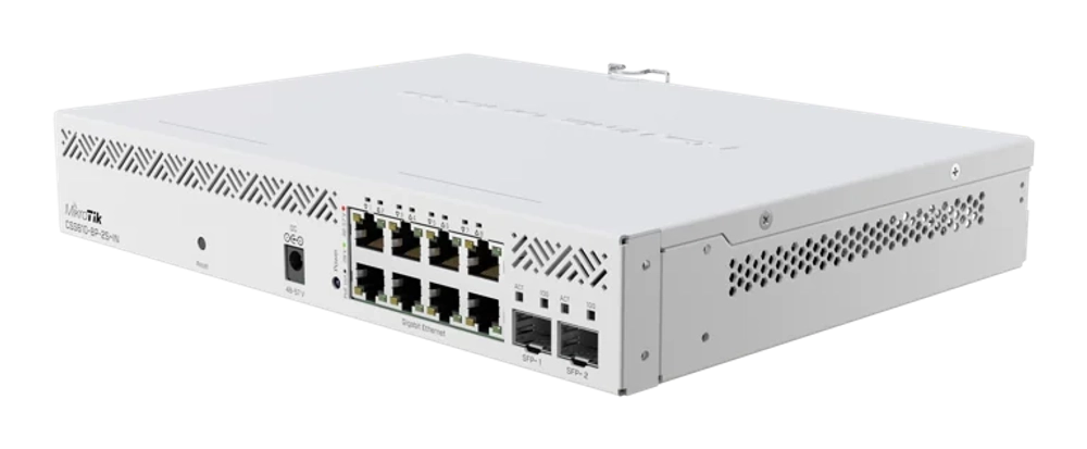 MikroTik CSS610-8P-2S+IN управляемый коммутатор 1G с SFP+ с PoE