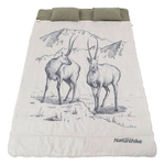 Спальный мешок Naturehike двухместный с подушкой NH21MSD06