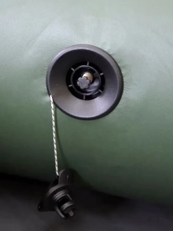 Лодка для рыбалки пакрафт Тунгус 2 Двухсекционный + сидение + 6 рымов