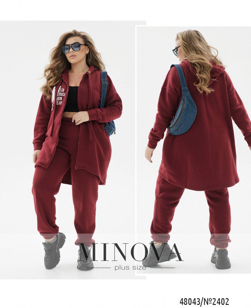 Костюм 2402-бордо Minova