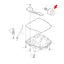 Yamaha  5GH-13440-80-00 Масляный фильтр