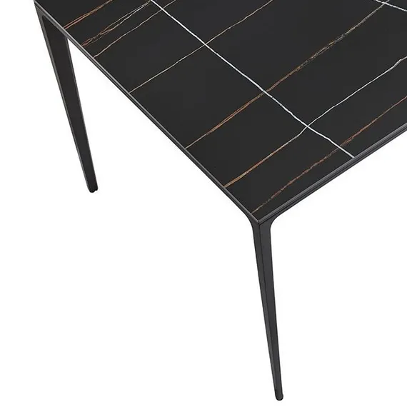 Стол Halden 180х90 см черная керамика