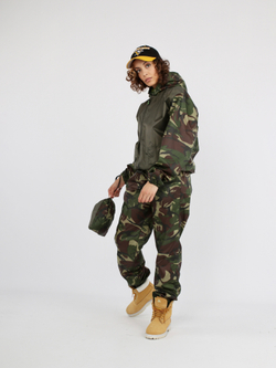 Костюм для активного отдыха Prival Ветровлагозащитный, женский, хаки + кмф Кукла