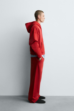 ZARA ТОЛСТОВКА НА МОЛНИИ, КРАСНЫЙ