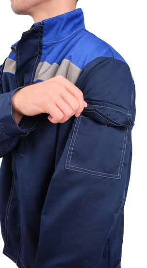 Куртка "Байкит" т.синий/васильковый