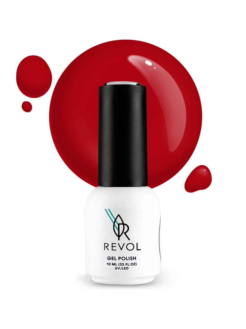 REVOL Гель-лак "Fashion week colors " № 02 Fiery red, 10мл