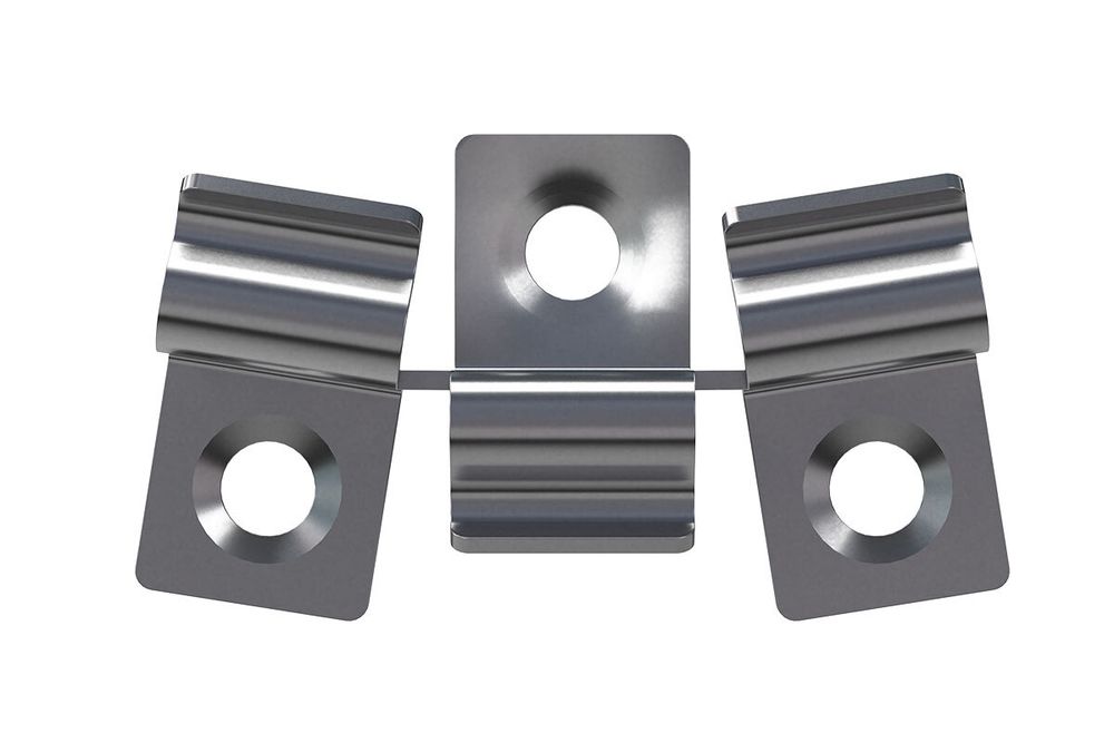 Клипса HILST Premium 3D (металл), 5мм (упак. 100шт)