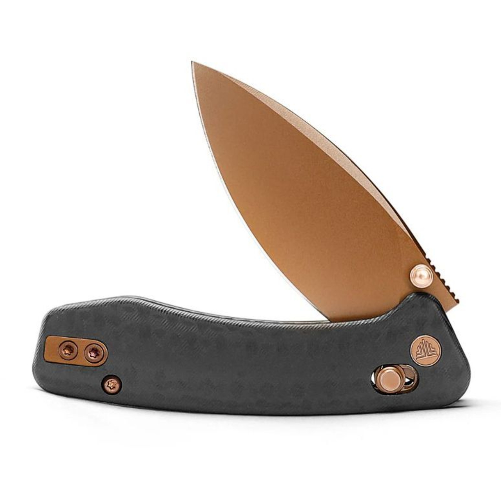 Складной туристический нож TRIVISA Koala-CG клинок N690 рукоять G10 (черный-черный)