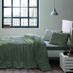 Постельное белье Basic (хаки) Tivolyo Home