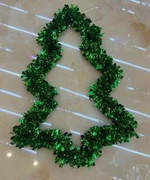 Украшение фольгированное "Чудесная ёлочка" 36*26 см (Серпантин)