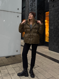 Пуховик BAE лак хаки