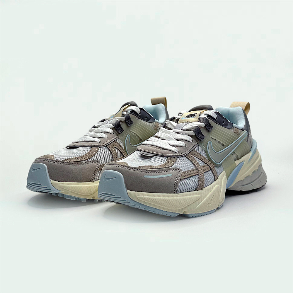 кроссовки Nike V2K Run Beige / Sky Blue Wmns